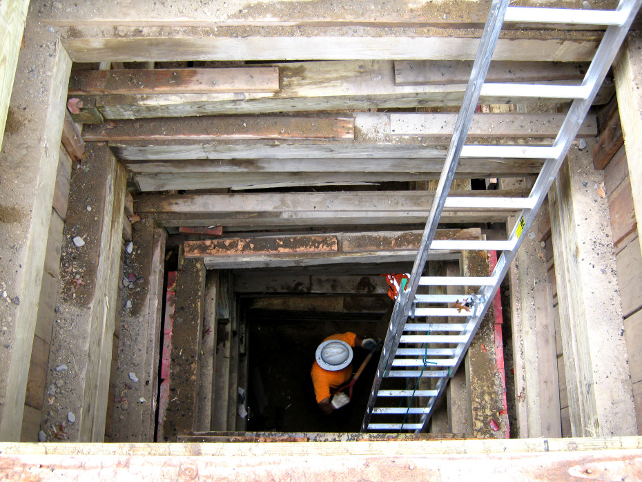 Some sewers are very deep