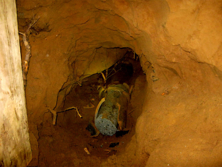 concrete filled pipe