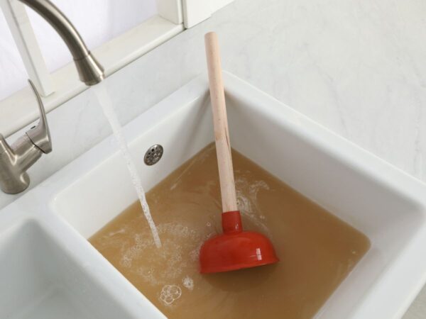 How Much Does A Sewer Scope Inspection Cost 1 clogged sink with plunger