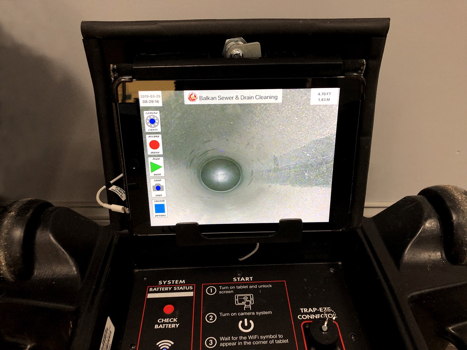 sewer inspection camera