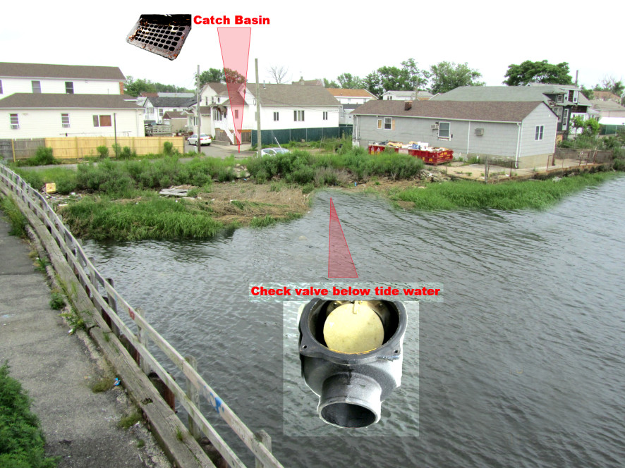 sewer backflow preventer
