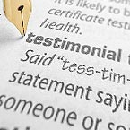client testimonial