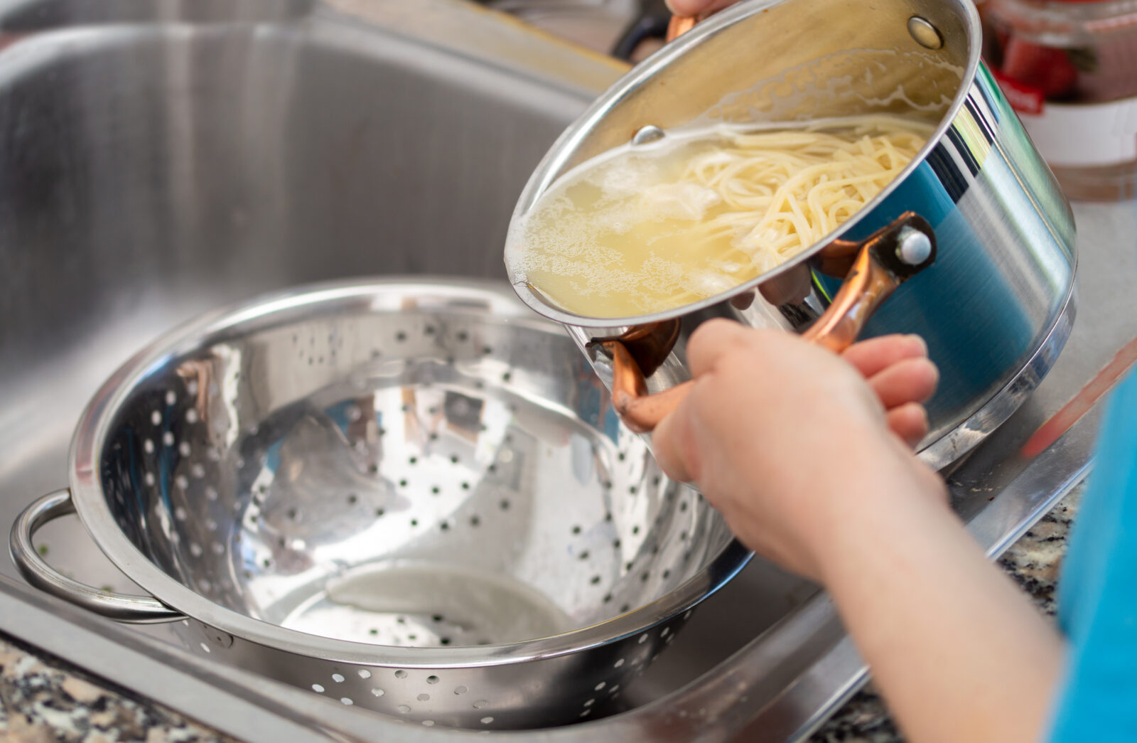 The chance of a boiling water damage pipes issue is unlikely unless they are thin walled plastic.