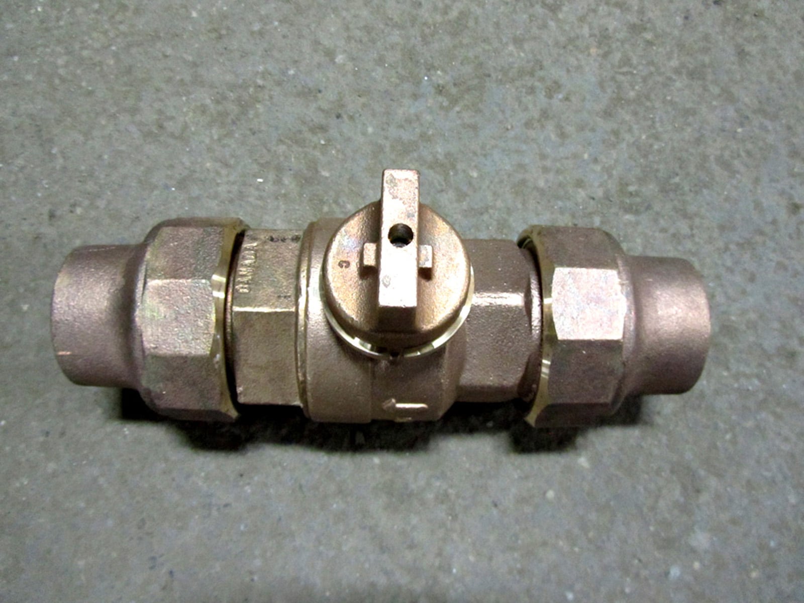 turn on main water valve