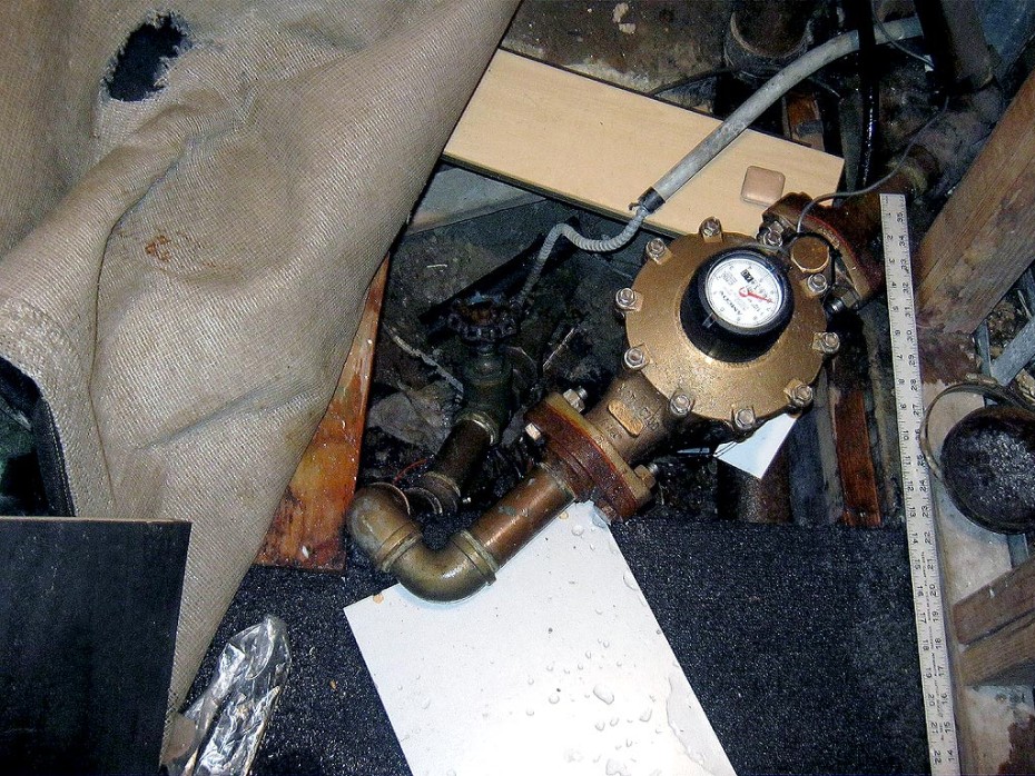 broken and inaccessible valve