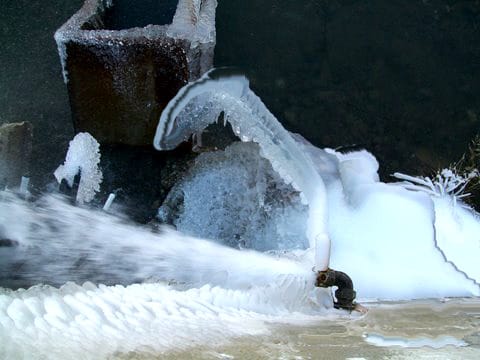 water main break