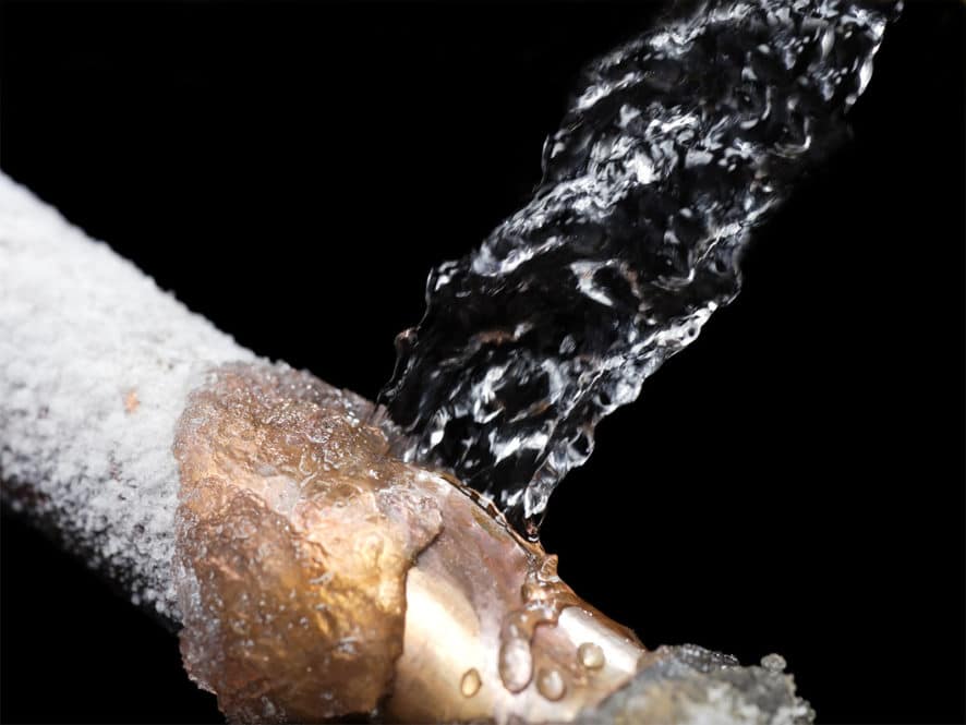 frozen water lines