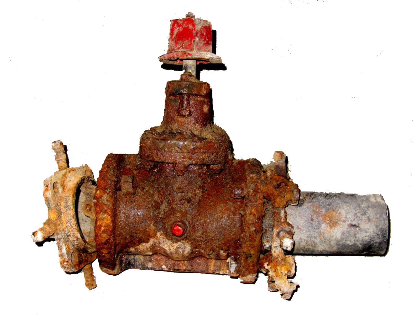 An Expert's Gate Valve Repair Guide: How To Fix Broken or Malfunctioning Gate Valves 5 Rotted and corroded sidewalk gate valve: gate valve repair cannot be done on old and corroded valves