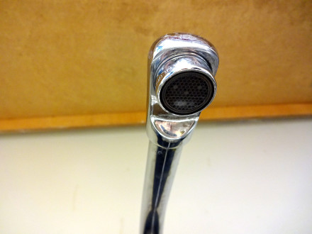 aerator on faucet