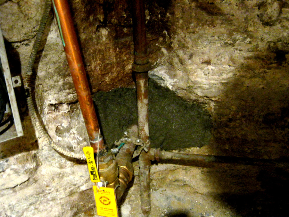 foundation wall basement wall