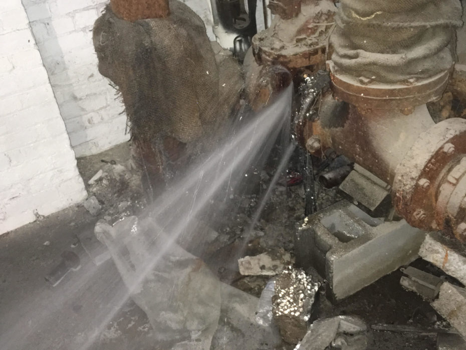 frozen water valve