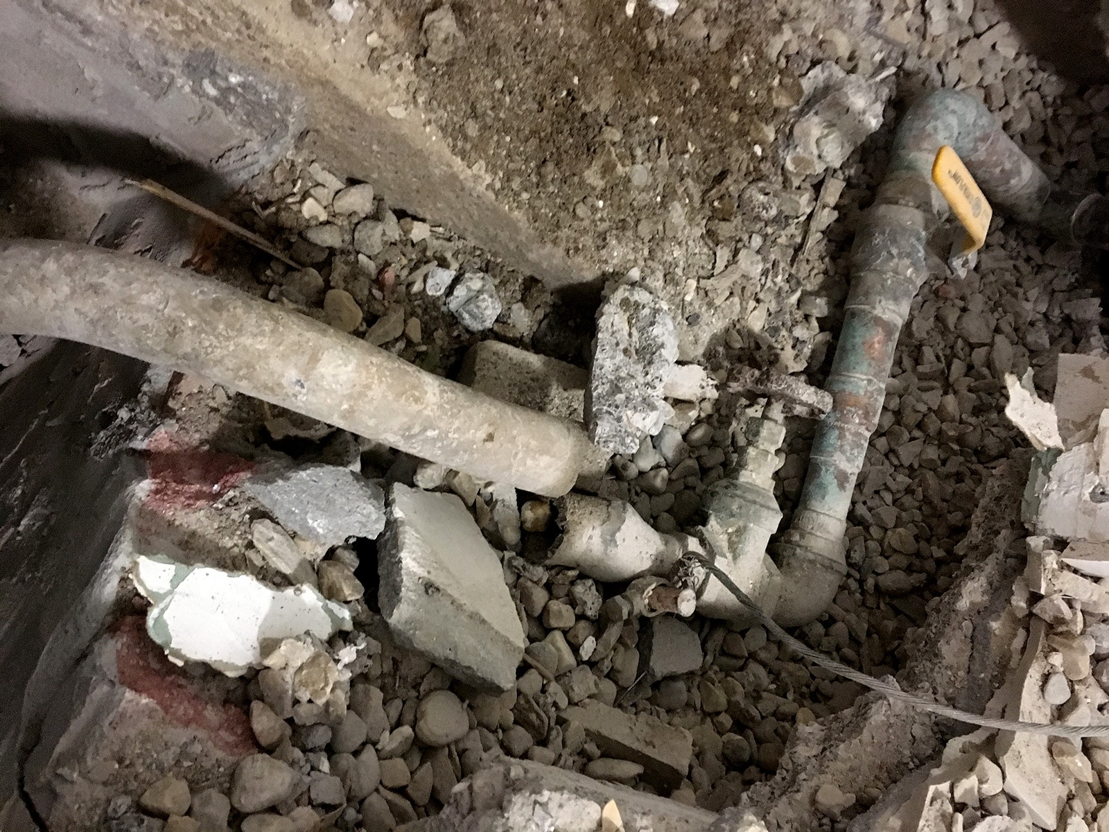 underground water line leak