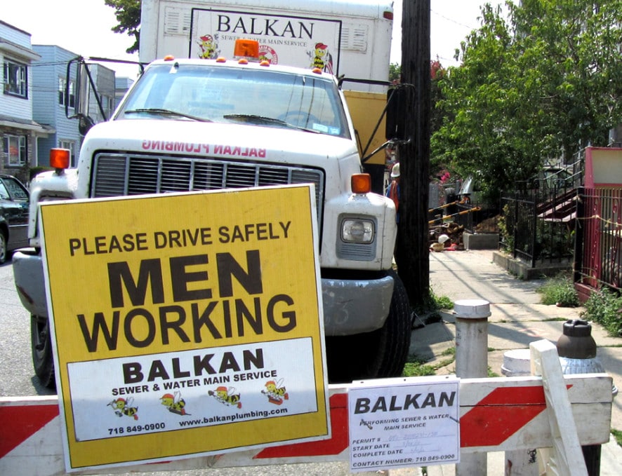 roadway sign