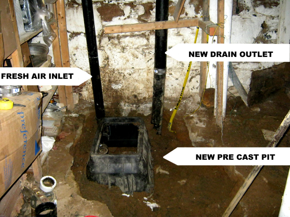 sewer pit