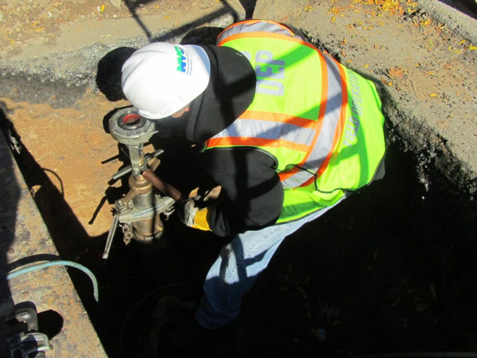 NYC DEP worker