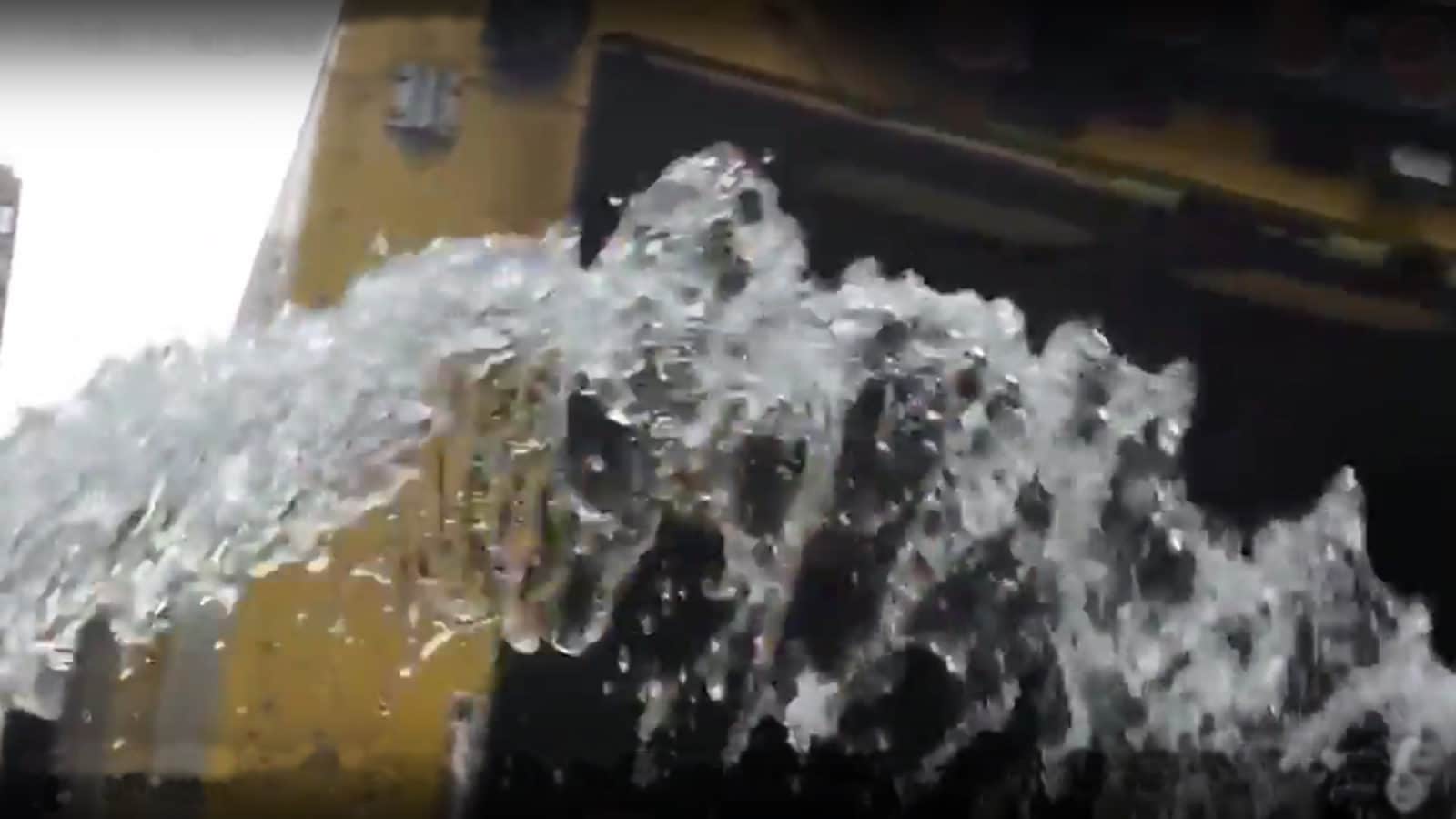 water line leak