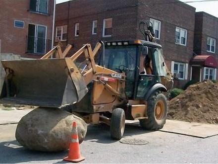 Sewer Repair, Rock Removed