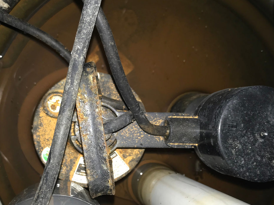 pit for sump pump
