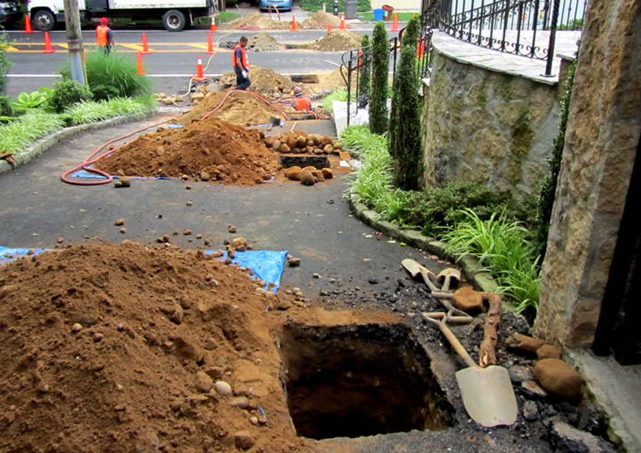 asphalt driveway