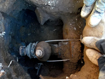 water line disconnection