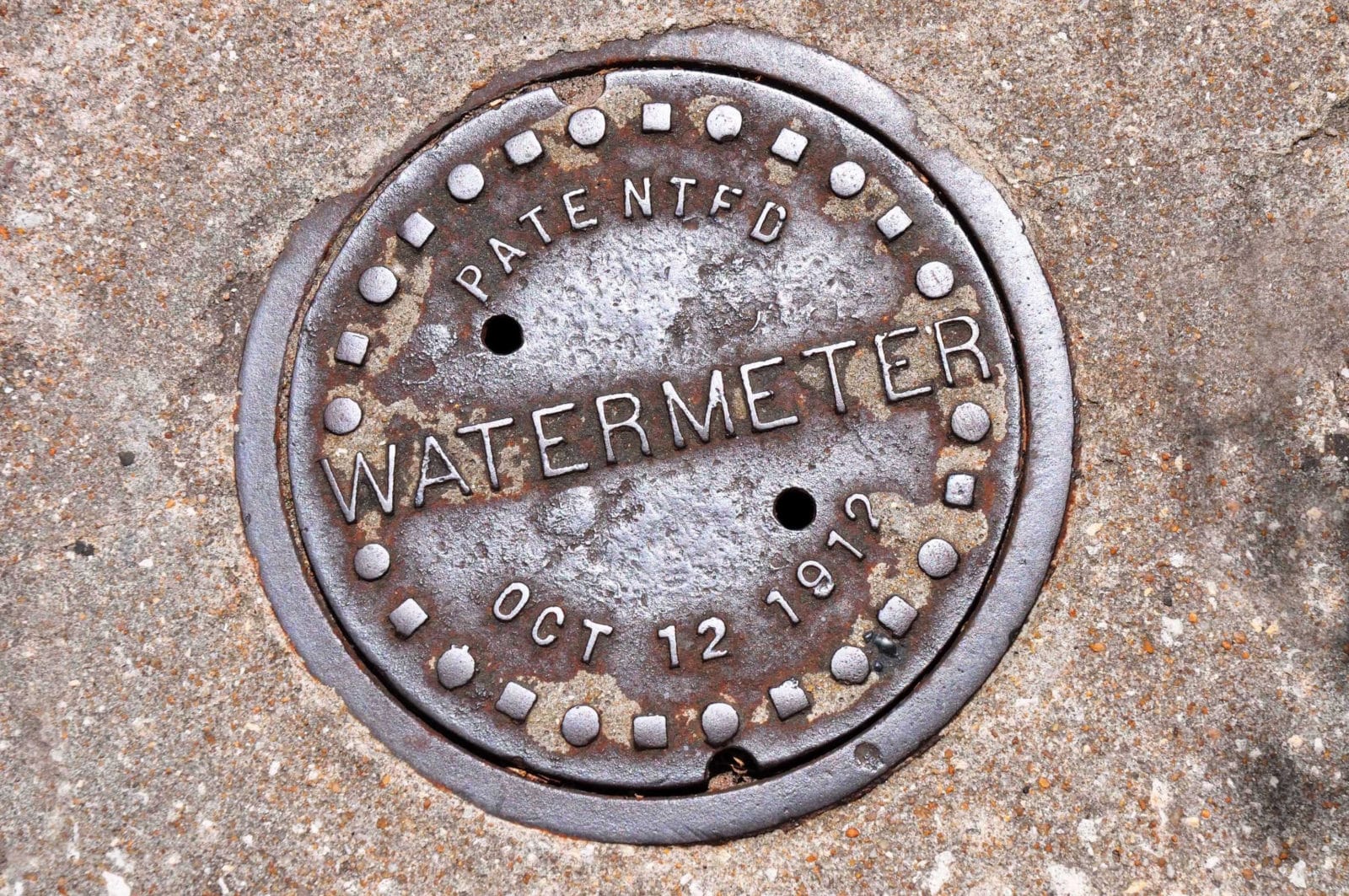 outside water meter