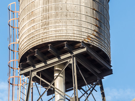 wooden water tank